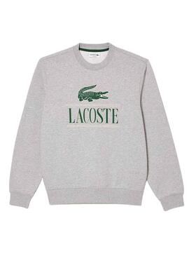 Sudadera Lacoste Insignia Gris para Hombre