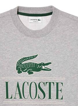 Sudadera Lacoste Insignia Gris para Hombre