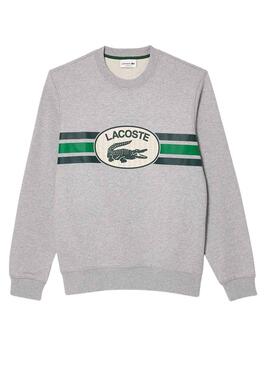 Sudadera Lacoste Loose Fit Gris para Hombre