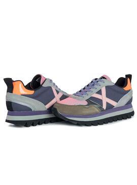 Zapatillas Munich Ripple Morado Para Mujer