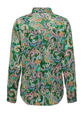 Camisa Only Jane Verde Para Mujer