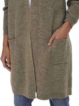 Cardigan Only Jade Beige Para Mujer