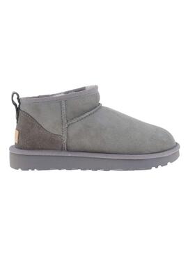 Botas UGG Classic Ultra Mini Gris para Mujer