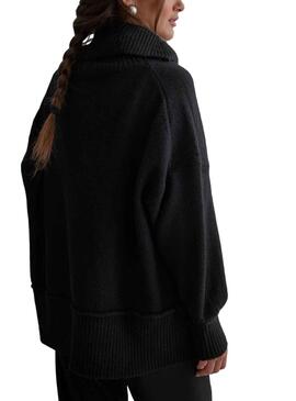 Jersey Only Hazel Cowlneck Negro Para Mujer
