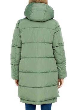 Chaqueta Only New Nora Long Verde Para Mujer