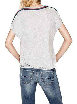 Camiseta Pepe Jeans Gwen Gris Mujer