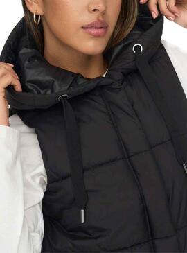 Chaleco Only Asta Puffer Negro Para Mujer