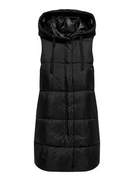 Chaleco Only Asta Puffer Negro Para Mujer
