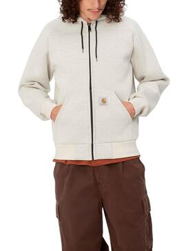 Sudadera Carhartt Car-Lux Gris Para Hombre