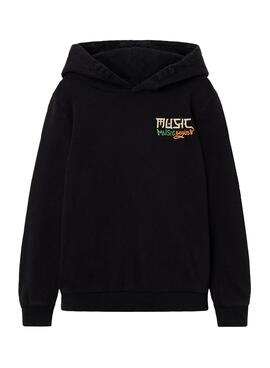 Sudadera Name It Salade Negro Para Niño