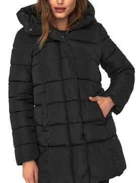 Abrigo Acolchado Only Lina Negro para Mujer