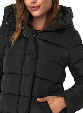 Abrigo Acolchado Only Lina Negro para Mujer