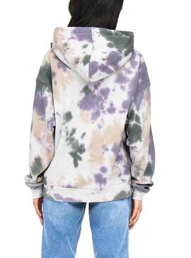 Sudadera Only Joda Tie Dye Morado para Mujer