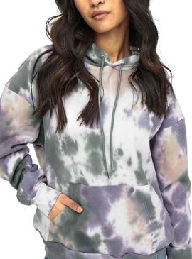 Sudadera Only Joda Tie Dye Morado para Mujer