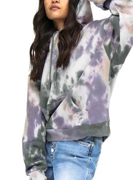 Sudadera Only Joda Tie Dye Morado para Mujer