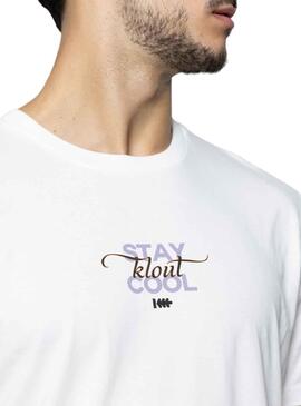 Camiseta Klout Cool Blanco Unisex