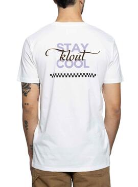 Camiseta Klout Cool Blanco Unisex