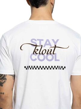 Camiseta Klout Cool Blanco Unisex