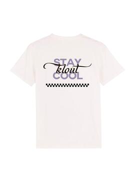 Camiseta Klout Cool Blanco Unisex