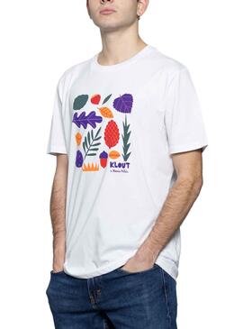 Camiseta Klout Blanca Millán I Blanco Unisex