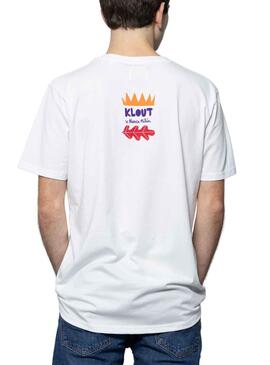 Camiseta Klout Blanca Millán I Blanco Unisex