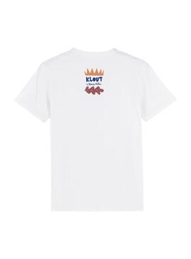 Camiseta Klout Blanca Millán I Blanco Unisex