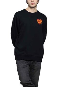 Sudadera Klout Love Negro Unisex