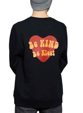 Sudadera Klout Love Negro Unisex