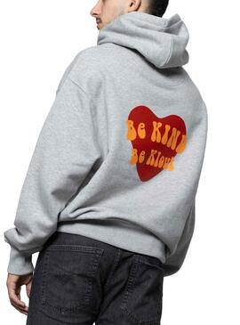 Sudadera Klout Love Gris Unisex