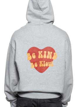 Sudadera Klout Love Gris Unisex