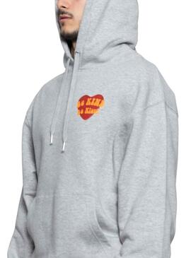 Sudadera Klout Love Gris Unisex