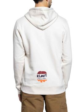 Sudadera Klout Blanca Millán II Beige Unisex