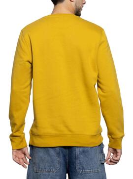 Sudadera Basica Klout Ocre para Hombre