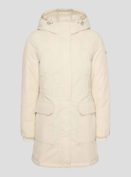 Chaqueta Tommy Jeans Technical Down Beige Mujer