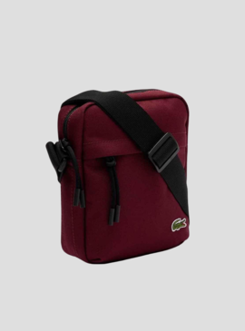 Bandolera Lacoste Vertical Camera Granate Hombre