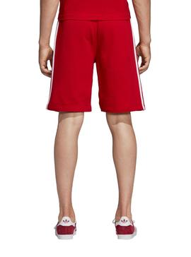 Short Adidas 3 Stripe Rojo Hombre