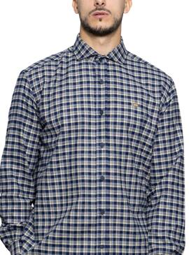 Camisa Klout London Azul para Hombre