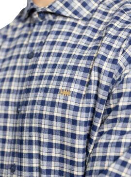 Camisa Klout London Azul para Hombre