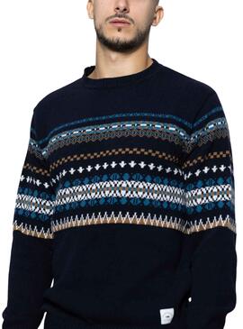 Jersey Klout Yacar Azul Marino para  Hombre