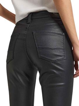 Pantalón Pepe Jeans Regent Skinny Negro Para Mujer