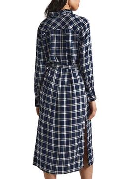 Vestido Pepe Jeans Iliana Cuadros Midi Para Mujer