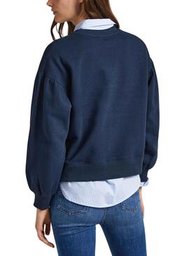 Sudadera Pepe Jeans Vanesa Marino Para Mujer