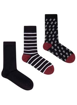 Pack Tres Calcetines Pepe Jeans Variados Mujer