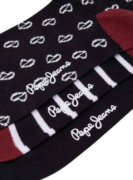 Pack Tres Calcetines Pepe Jeans Variados Mujer