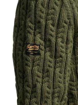 Jersey Superdry Vintage Jacob Verde Para Hombre