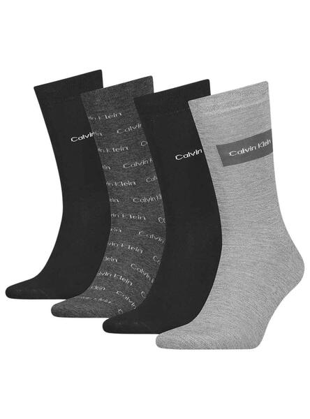 Calcetines Calvin Klein de algodón para hombre 3 pares