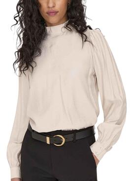 Blusa Only Vic Blanco Roto para Mujer