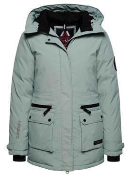 Parka Superdry City Azul para Mujer