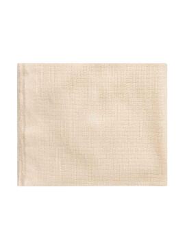 Bufanda Naf Naf Metalizado Beige para Mujer