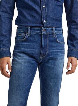 Pantalón Vaquero Pepe Jeans Crane Azul Para Hombre